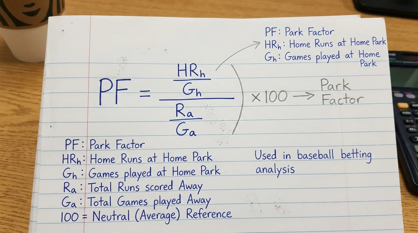 Berechnung des MLB Park Factors mit Datenquellen wie FanGraphs für Baseball-Wettanalyse