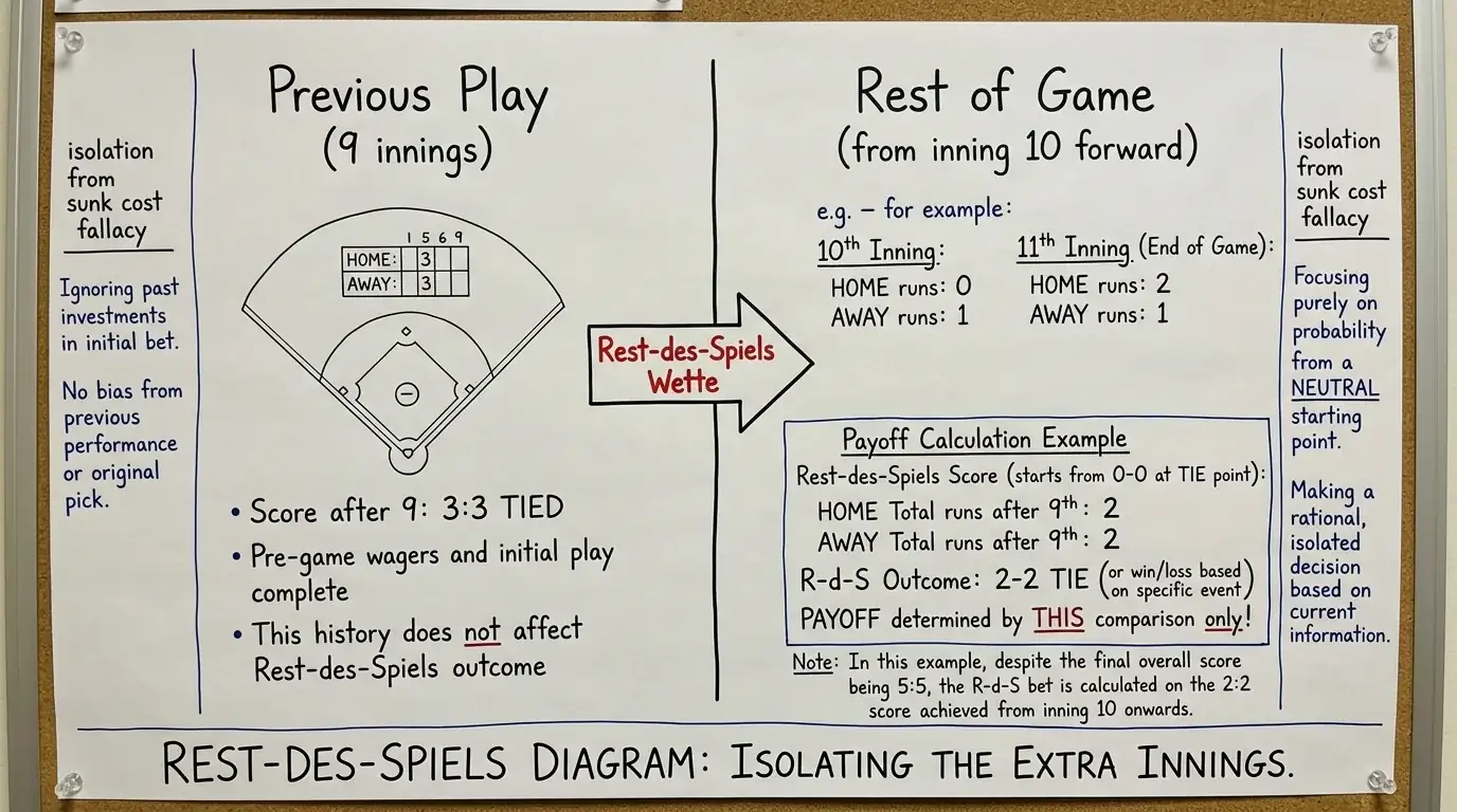 Rest-des-Spiels-Wette beim Baseball in Extra Innings – Funktion Taktik und Live-Wettentscheide