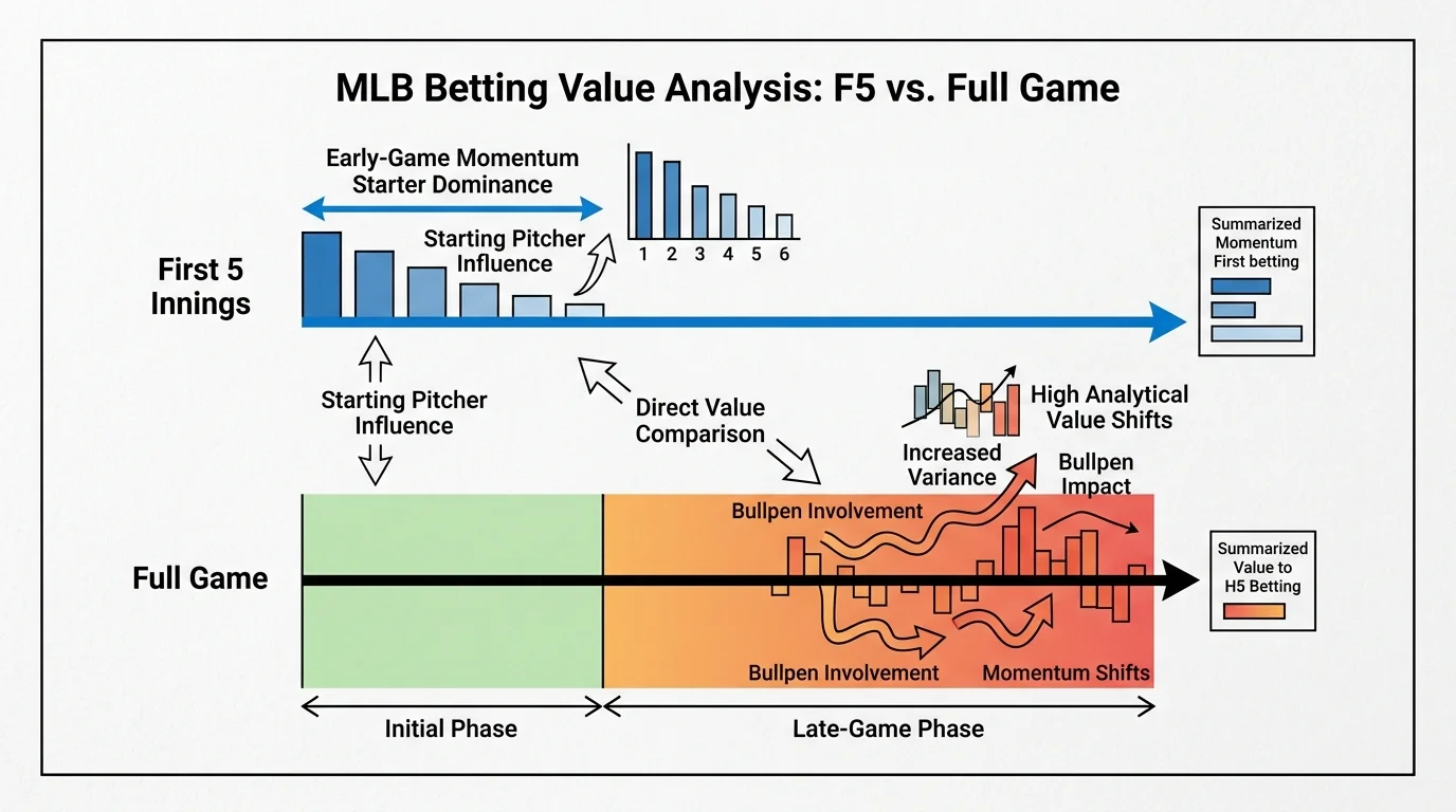F5-Wette vs. Vollzeit-Wette MLB – wann First-5-Innings bessere Value bietet als die Vollzeit-Quote