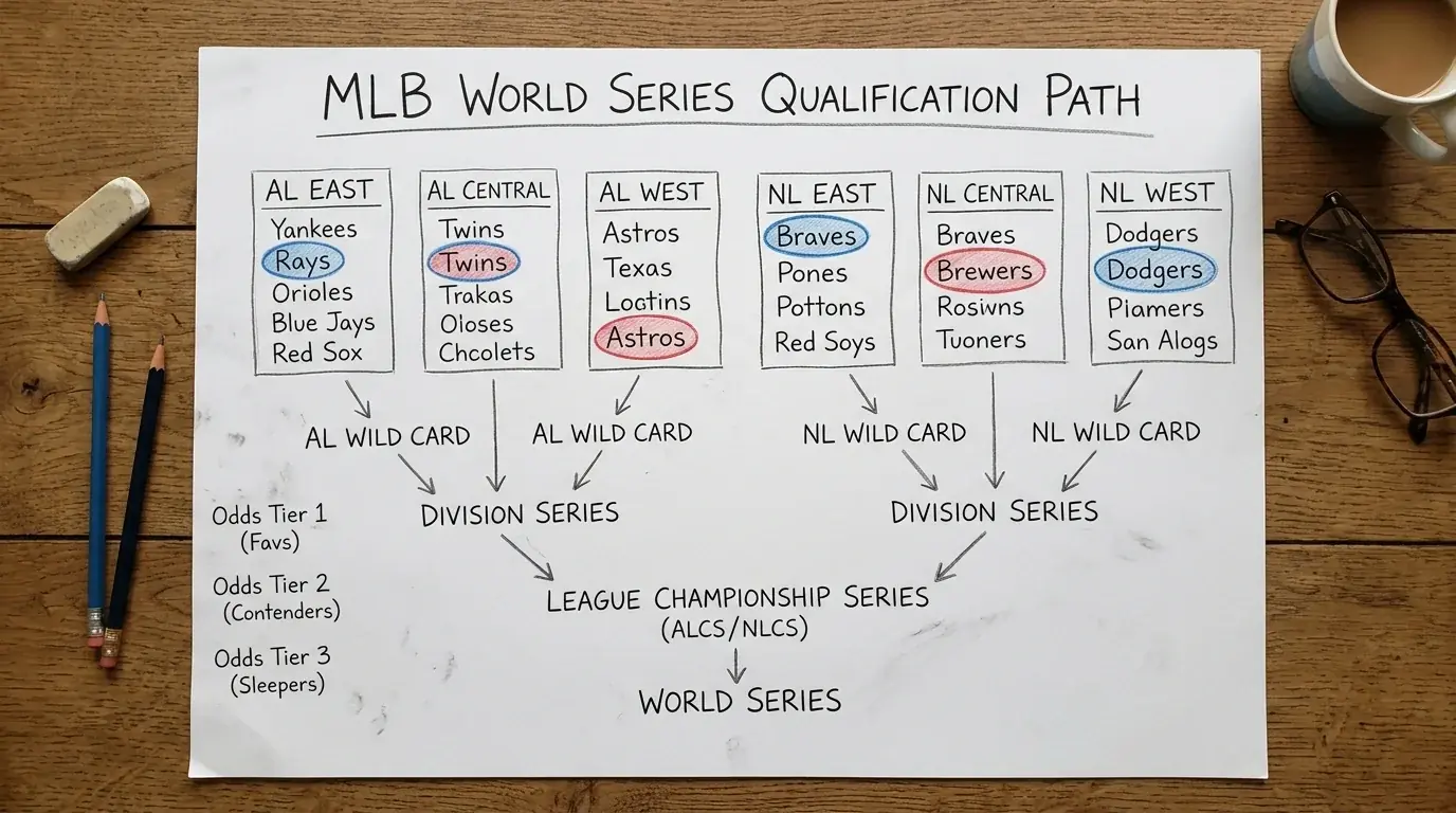 Division-Sieger und Playoff-Qualifikation als MLB Futures-Alternativen zur World Series Wette