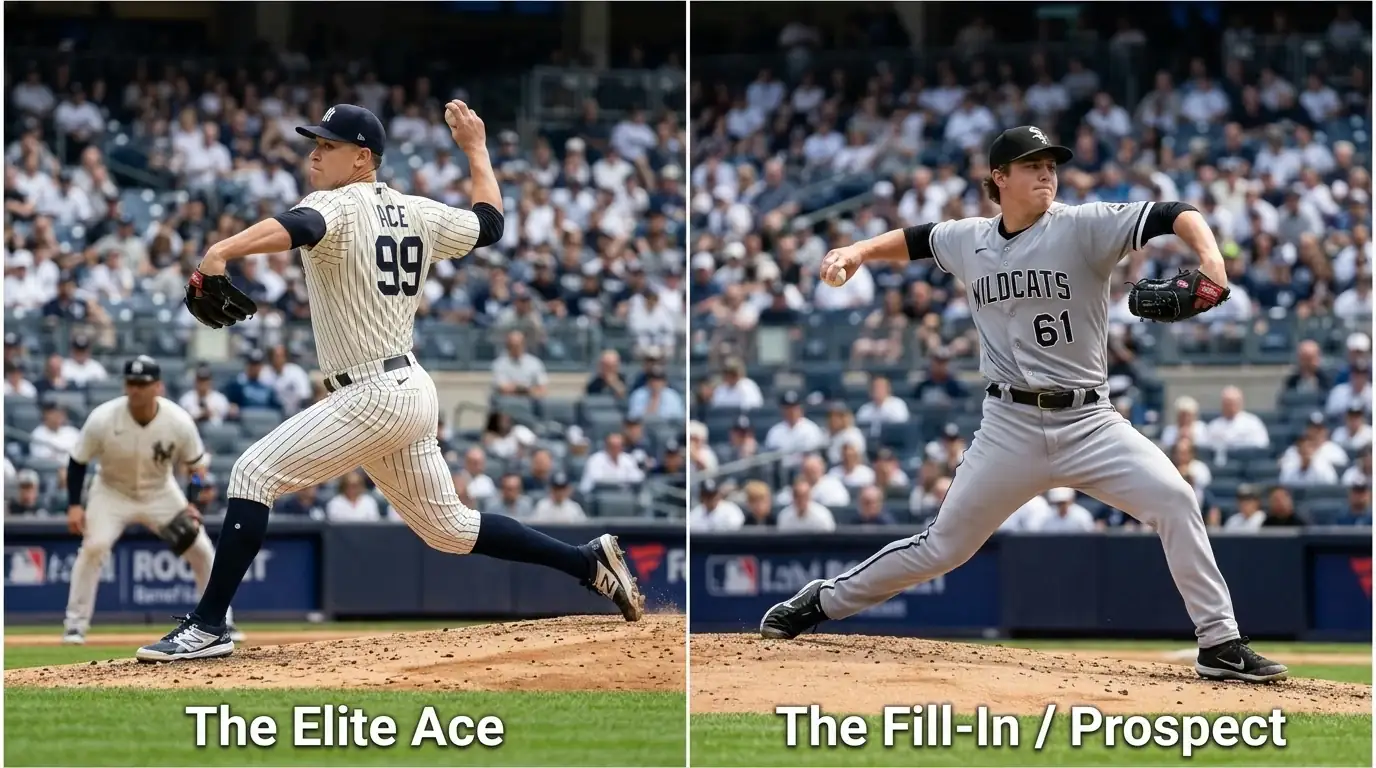 Pitcher-Duell Einfluss auf Over/Under Baseball – Ace vs. Rotation-Fünfter und erwartete Runs