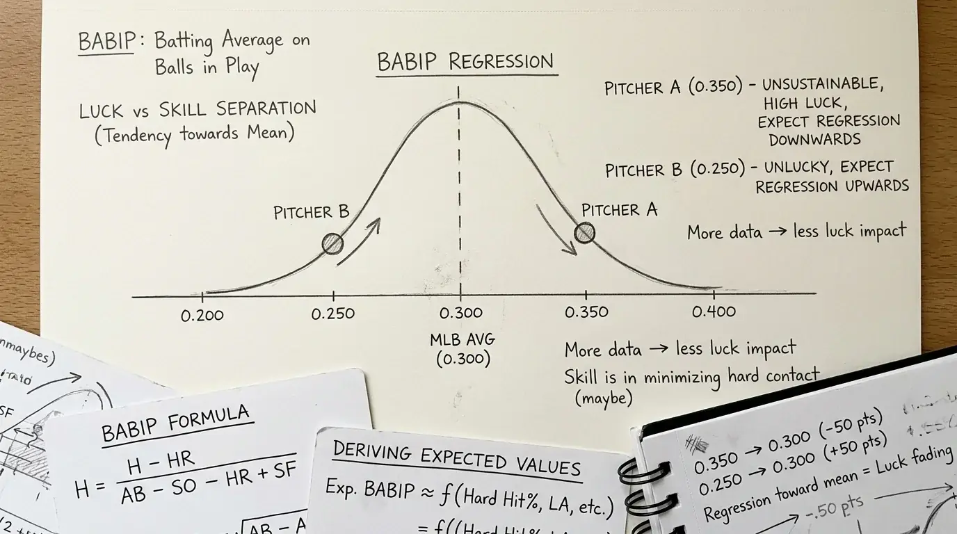 BABIP-Konzept beim Baseball erklärt – Glück Regression und Bedeutung für Sportwetten-Analyse