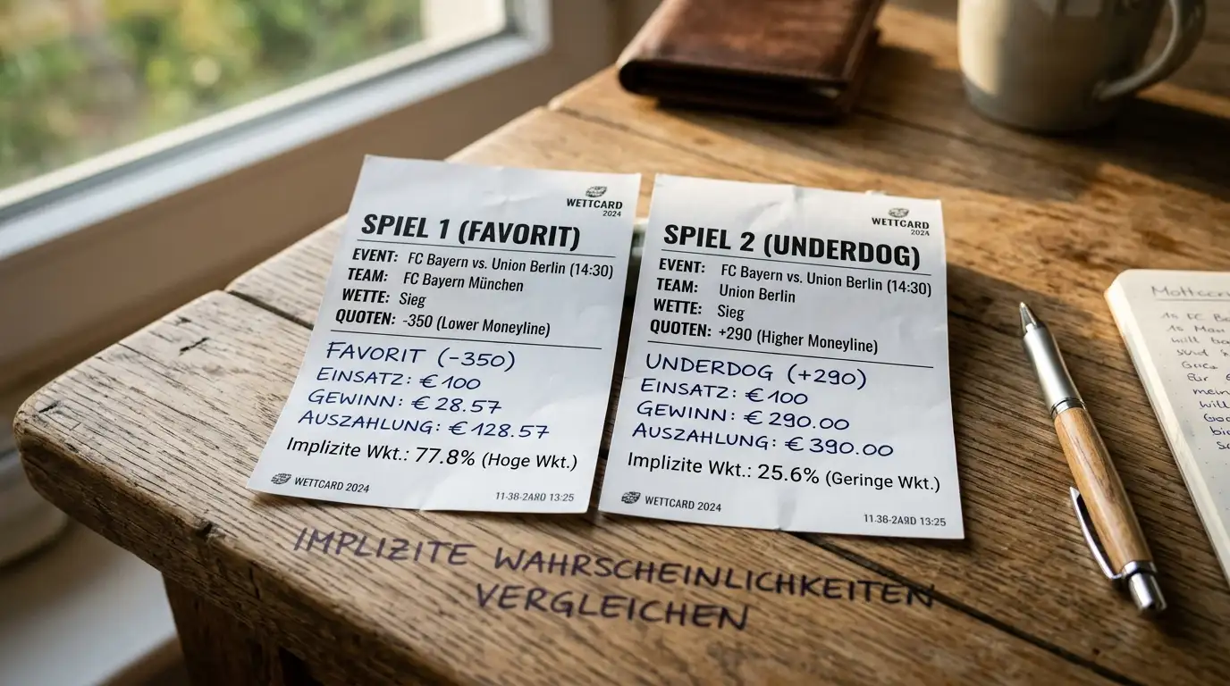 Moneyline-Underdog-Wetten im Baseball: wann Quote und tatsächliche Gewinnwahrscheinlichkeit auseinanderfallen